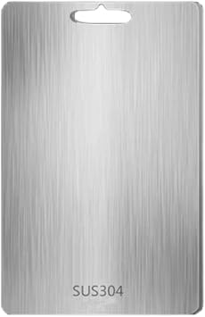 14.1" x 9.8" Stainless Steel Cutting Board for Kitchen,SUS 304 Chopping Board for Meat,Fruit,Vegetables,Baby Food,Dishwasher Safe...