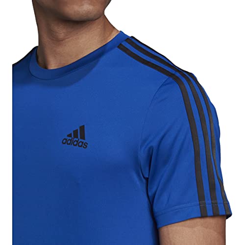 adidas Men's Aeroready Designed 2 Move Sport 3-Stripes Tee3