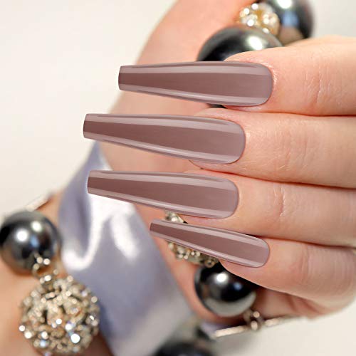 image for Maitys 432 Pieces 18 Sets Extra Long Press on Nails Ballerina Coffin F