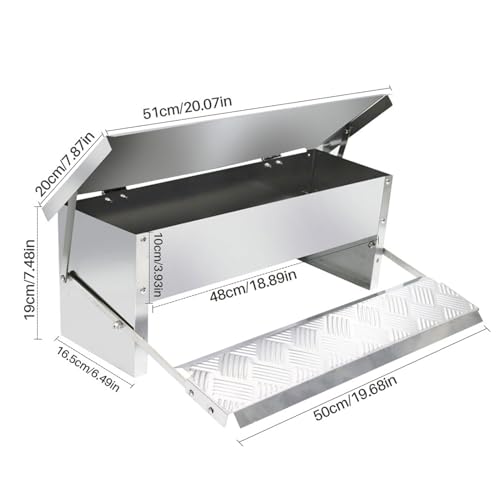 Alimentador Automático de Pedal de Metal RentACoop, Uso Externo, à Prova de Chuva Mantém Seco para G