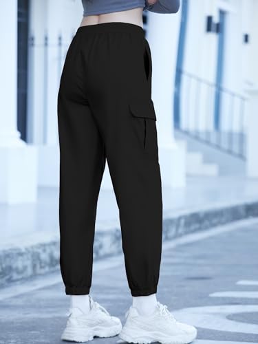 Image of SANGTREE Girls & Womens Drawstring Cargo Jogger Pants,3 Years - Women 3XL