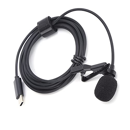 Lavalier Microphone,Clip On Lapel Lav Mic,Mini Portable Microphone