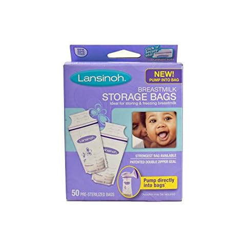 Lansinoh 50-Count Breast Milk Storage Bags Cover