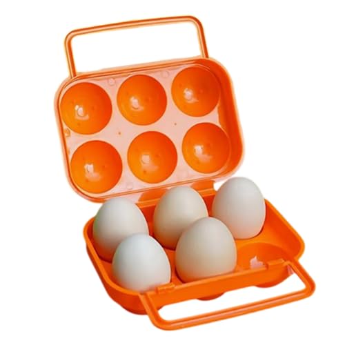 Vassoio per uova da frigorifero Contenitore per uova da campeggio Scatola di protezione alimentare antiurto Vassoio portatile per l'organizzazione della cucina Preparazione dei pasti