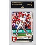 Graded 2026 Topps Now JJ Wetherholt #8 Opening Day, Debut Home Run is 1st for Team Since 1957 St Louis Cardinals Rookie RC Baseball Card HOFSM 10 Gem Mint