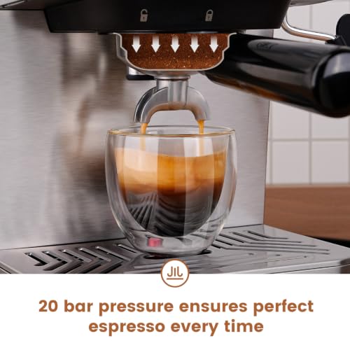 Image of Stainless Steel Electric Coffee Grinder for Espresso Latte Mochas, Quiet Operation - GECGI140-U-1