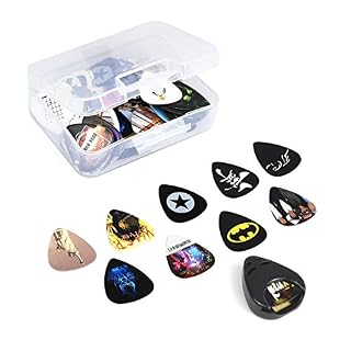 Alnicov Lot de 100 médiators de style classique pour guitare acoustique, basse, guitare électrique (style aléatoire) - Les Beatles, Paul McCartney, John Lennon, RIngo Starr, George Harrison Alnicov Lot de 100 médiators de style classique pour guitare acoustique, basse, guitare électrique (style aléatoire) – Image 3