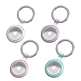 【Fácil de instalar】el diseño de agujero expuesto en ambos lados es muy propicio para la transmisión de señal e instalación humanizada. Simplemente coloca tu AirTag en la suave funda de TPU.