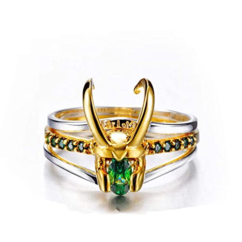 3-in-1 Loki Ring Helm Herren Ringe Freundschaft Geburtstag Abschluss Geschenke Cover