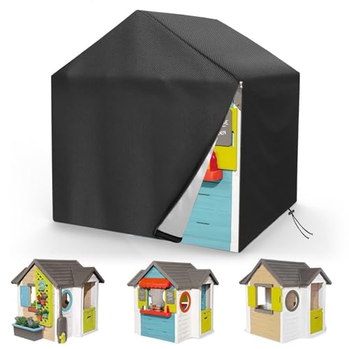 Outdoor Play House Cover - 420D Oxford Cloth, Waterproof, UV-Proof & Dust-Proof for Kids' Garden Playhouses