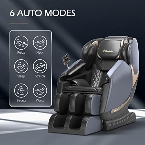 Real Relax Massage Chair, Full Body Zero Gravity Massage Chair With Dual-Core S Track Lcd Remote Bluetooth Heating, Favor-04 Adv #TOP2