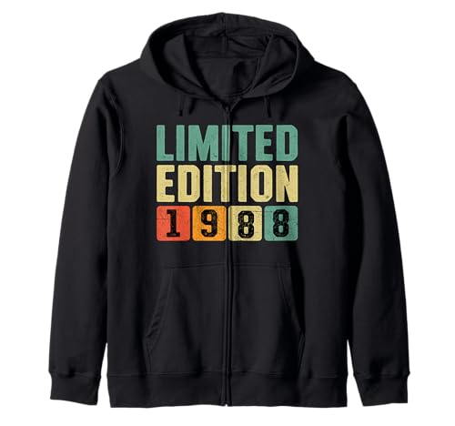 Edición limitada cumpleaños 1988 sudadera con capucha
