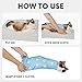 Marnonsis Cat Wrap for Cutting Nails, Self-Adhesive for Grooming, Anti-Scratch Cat Swaddle Wrap for Medicine, Nail Clipping, Teeth Brushing, Ear Cleaning