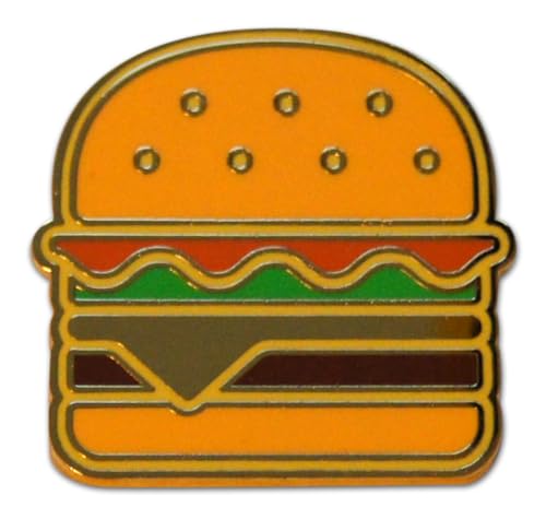 Image of Novel Merk Ice Cream, Pretzel, Pizza & Food Lapel Pin, Hat Pin & Tie Tack Set - with Clutch Back