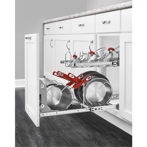 Rev-A-Shelf Cabinet Door Mount Kit for Kitchen Base Cabinet Organizers, Pullout Storage Shelves and Drawers, Trash Cans, 5WB-DMKIT