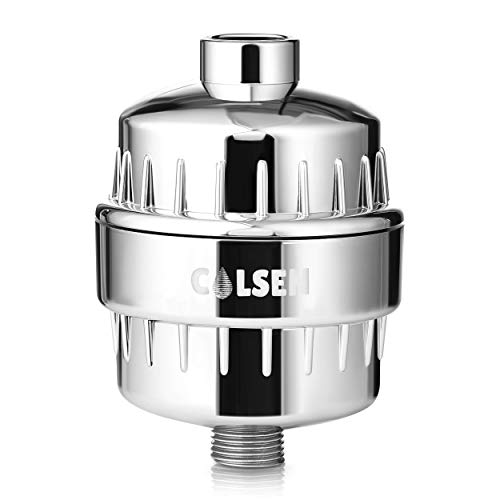 Colsen 15 Stage Shower Head Filter For Hard Water - Universal Shower Head Water Softener, Removes Chlorine, Fluoride, Heavy Metals And Impurities #TOP8