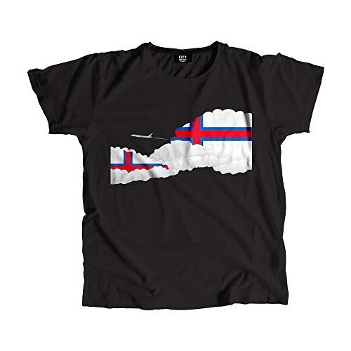 T-shirt Îles Féroé vol unisexe en textile premium aux finitions soignées