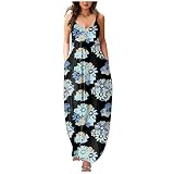 Saymany Sommerkleider Damen Boho Kleidung Damen Party Outfit Damen Damen Kleider Elegant Hawaii Kleid Damen Damen Kleider Boho Kleid Damen Kleider Teenager Madchen Sommer Kleidung Für Damen