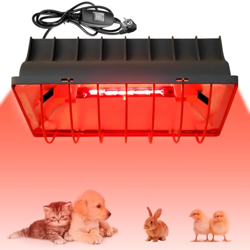 Lampe infrarouge poussins et chiots au chaud grâce au câble de 1,8 m GBKDQQ