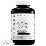Caffeina Anidra 200 mg. 365 compresse vegane per 1 anno