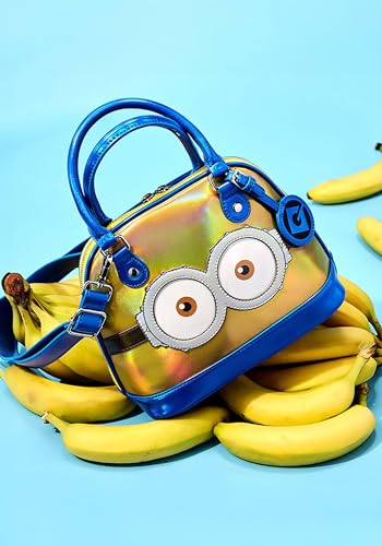Loungefly Despicable Me Minions Crossbody Bag | Blue & Iridescent Yellow Cosplay Minions Accessories2