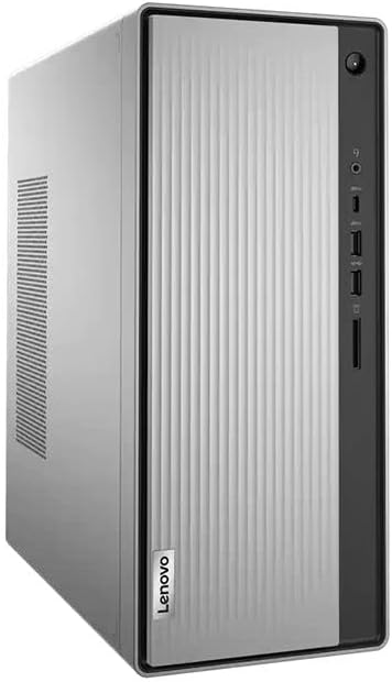 LenovoIdeaCentre 5 Desktop PC (AMD Ryzen 7 5700G Octa Core, 8GB RAM, 256GB SSD PCIe M2 NVMe + 1TB HDD, AMD Radeon Graphics, Windows 11) - Mineral Grey