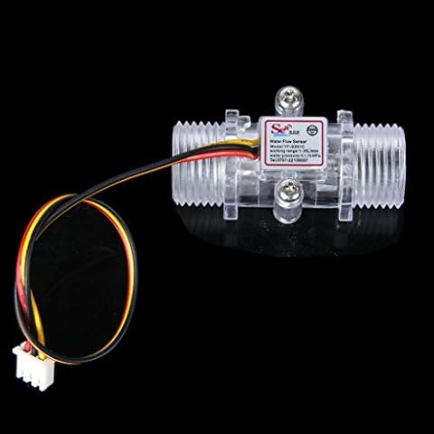1-30L / Min Wasserdurchflusssensor Transparente Durchflussmesser Halle Wasserkontrolle Cover
