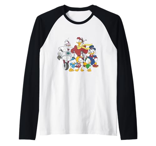Haut Disney Duck Tales avec Graphisme Vintage et Manches Raglan