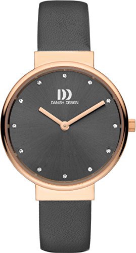 Preisvergleich Produktbild Danish Design Damen Analog Quarz Uhr mit Leder Armband DZ120393