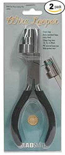 Beadsmith XTL-5039 Wire Looper Multi-Step Ring Looping Plier, 13/16/20mm(2-Pack)