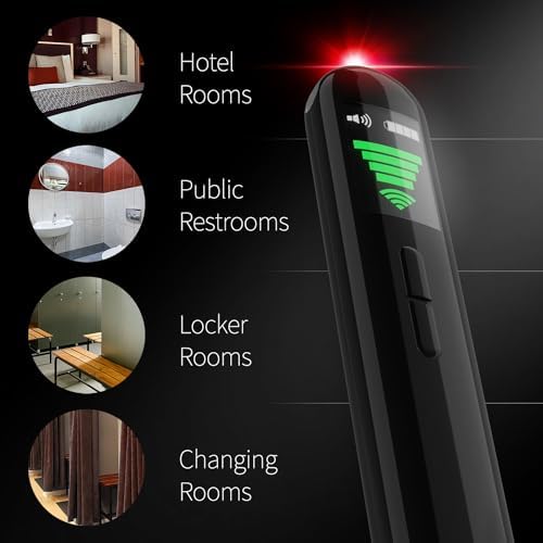 Hero Privacy Pen - 1 Pack - Hidden Camera Detector, Anti Spy, GPS Tracker Detector, Portable RF Signal Finder for Airbnb, Hotels, Bathroom, Home, Office… - 5
