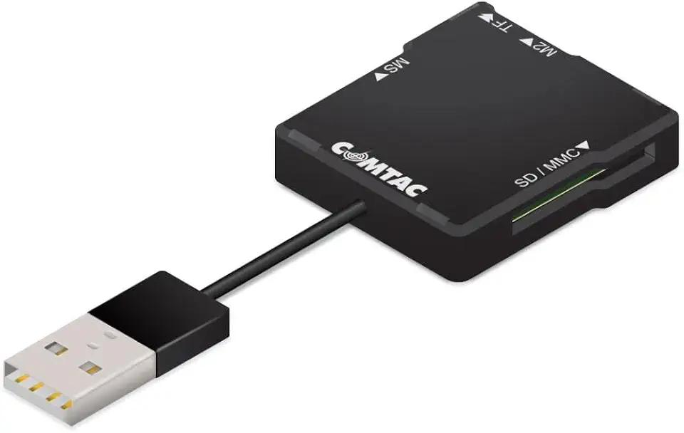 Leitor De Cartões De Memória Compact Pocket Comtac 9207