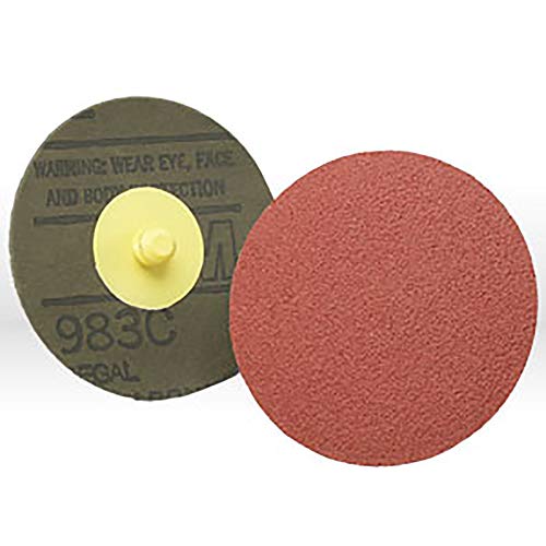 Cubitron Fibre Disc 381C - Metal Grinding Disc - 36 Grit Aluminum Oxide - Weld Grinding and Beveling - For Angle Grinders - 7 in x 7/8 in