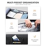 21 Inch Rolling Duffle Bag with Wheels for Men - Water Resistant Wheeled Duffle Bag for Weekend Travel & Overnight Trips - Image 5