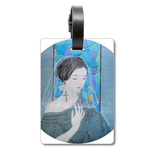 Étiquette d'identification fil blanc Blue Beauty pour marquage lisible