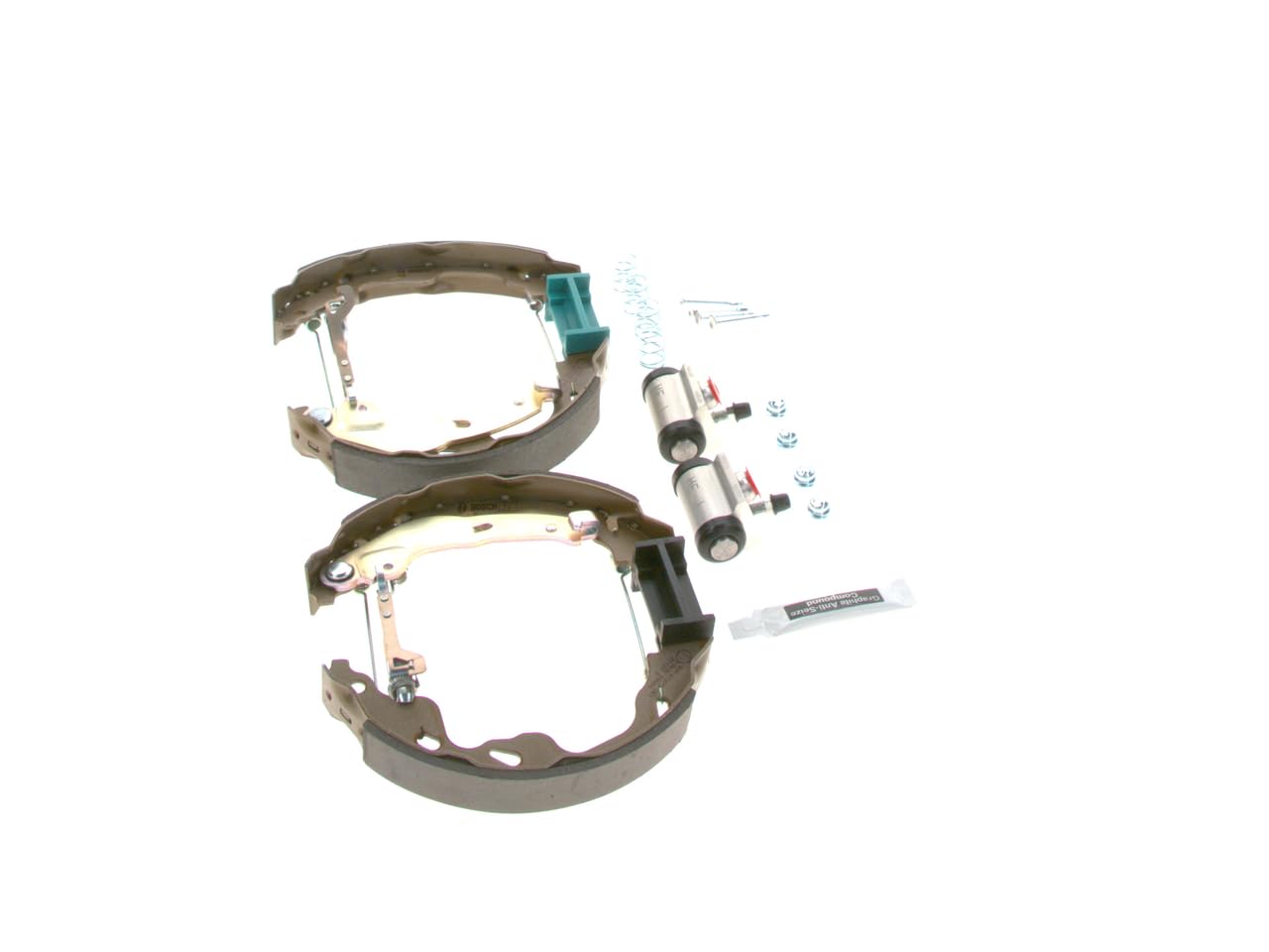 Bosch KS190 Kit Super Pro Kit de freno trasero de tambor 1 juego completo premontado | Compatible con: CITROËN C1, Peugeot 107, Toyota AYGO