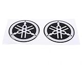 yamaha aufkleber rot YAMAHA Emblem Aufkleber Set 6cm, 2 Stück
