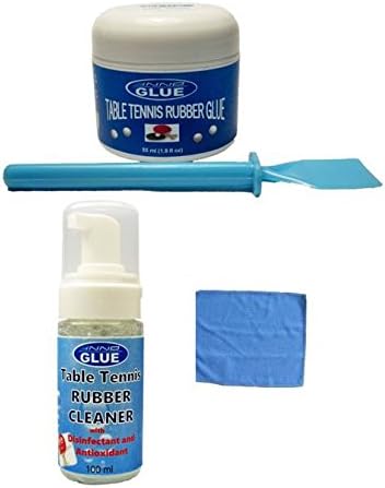Table Tennis Rubber Glue and Cleaner Set