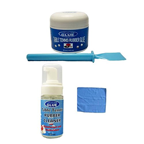 iNNOGLUE Table Tennis Rubber Glue and Cleaner Set