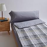 10XDIEZ Funda Saco nórdico (No Incluye el Relleno nórdico) (Slata Gris - Cama 90cm)