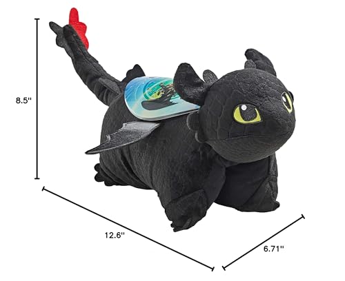 Pillow Pets 02503417L Nbc Universal How To Train Your Dragon Toothless Sleeptime Lite 11 Inch Stuffed Animal Plush Toy thumb #6