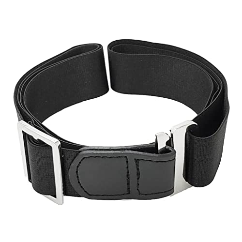 Mens Black Shirt Stay Belt Non- Anti Wrinkle Hidden Belt Adjustable 3cm