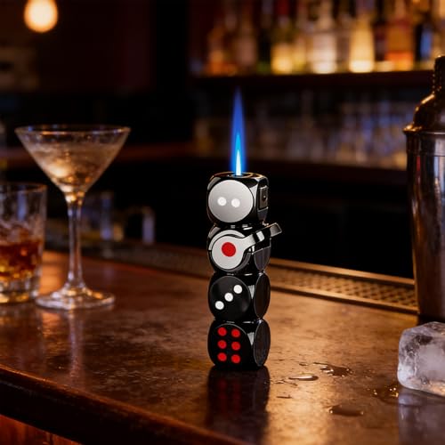 Encendedor Giratorio 360° Negro Ajustable Recargable miniatura 6