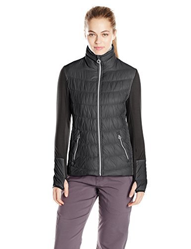 quilted jacket knit sleeves