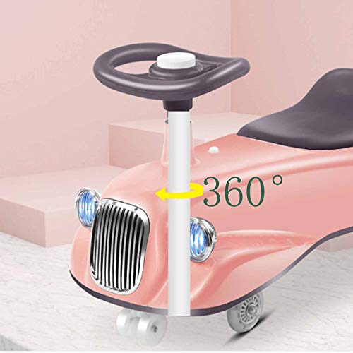 XJY Kinderfahrzeug Twist Auto Spielzeugauto Scoot Ride Car Rutschauto Kinderauto Mädchen Jungen Erwachsene Kleine Baby… – Bild 6