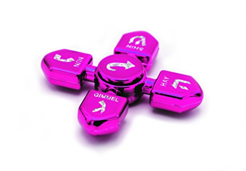 Hanukkah Dreidel Spinner Glossy (Fuchsia Dreidel Spinner)