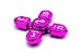 Hanukkah Dreidel Glossy Fuchsia/Pink Metallic Fidget Spinner! Chanukah Toys!