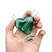 Mini Glass Heart Hookah Ornament, Colorful Decorative Handicraft, 1 Piece