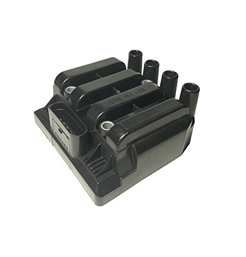 Ignition Coil Pack - Replaces 06A905097A - Compatible with Jetta, Beetle, Volkswagen Golf 2.0L Vehicles - Fits 2001, 2002, 2003, 2004, 2005 Models