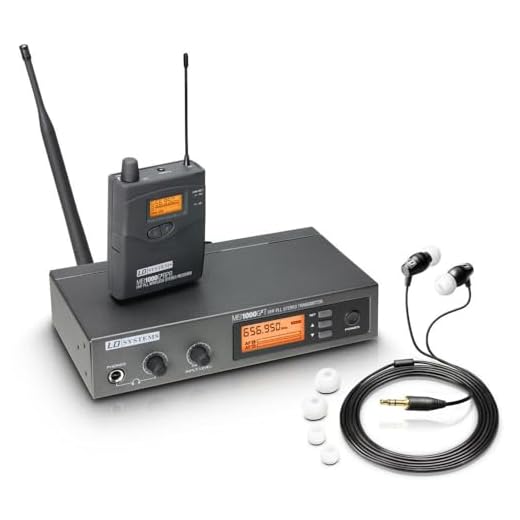 LD Systems MEI 1000 G2 B 5 - Sistema de Monitoraje inalámbrico In-Ear Banda 5 584-608 MHz